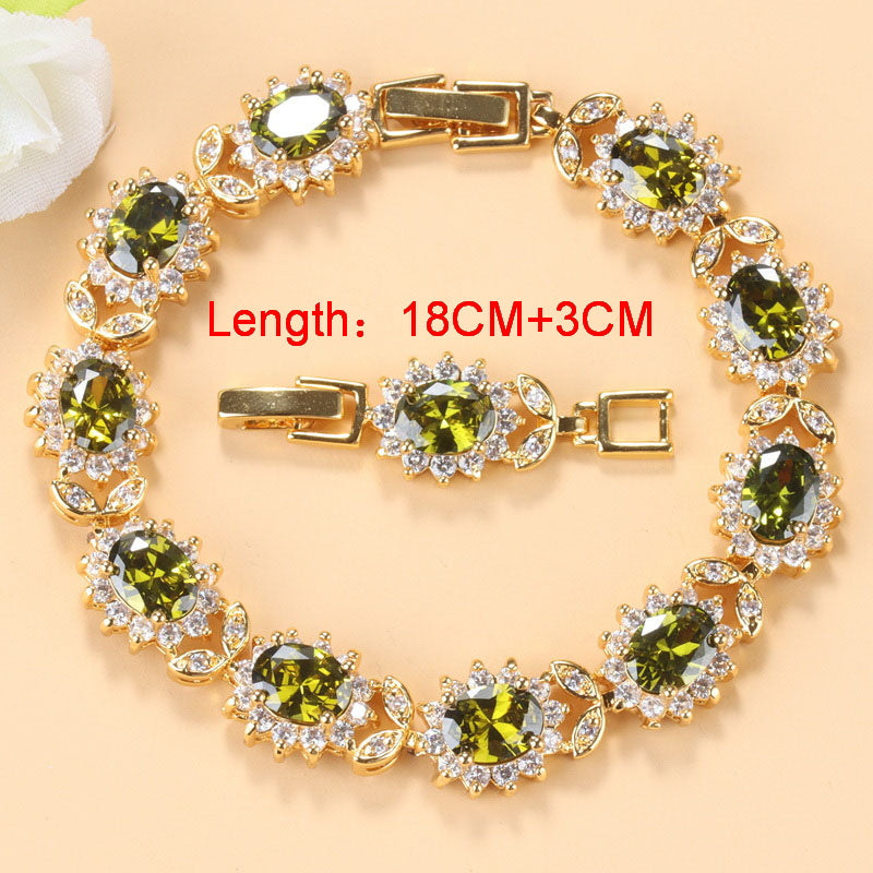 Schmuckset Mit Zirkonia - GlamourEssence