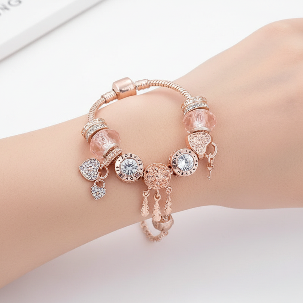 Silberarmband Mit Charms - DreamcatcherBracelet