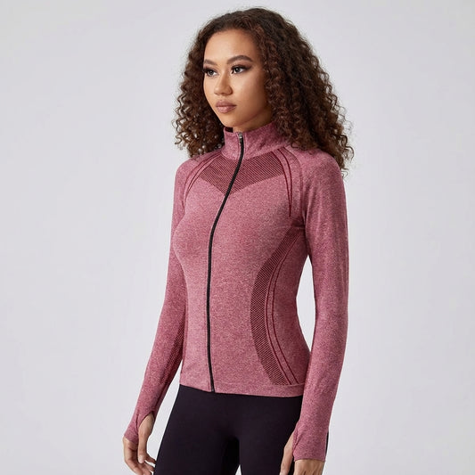 Slim Fit Sportjacke Mit Reißverschluss - Jasmine