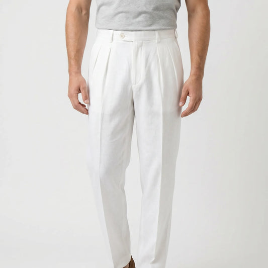 Smart-Casual-Hose Mit Bundfalte - Caleb