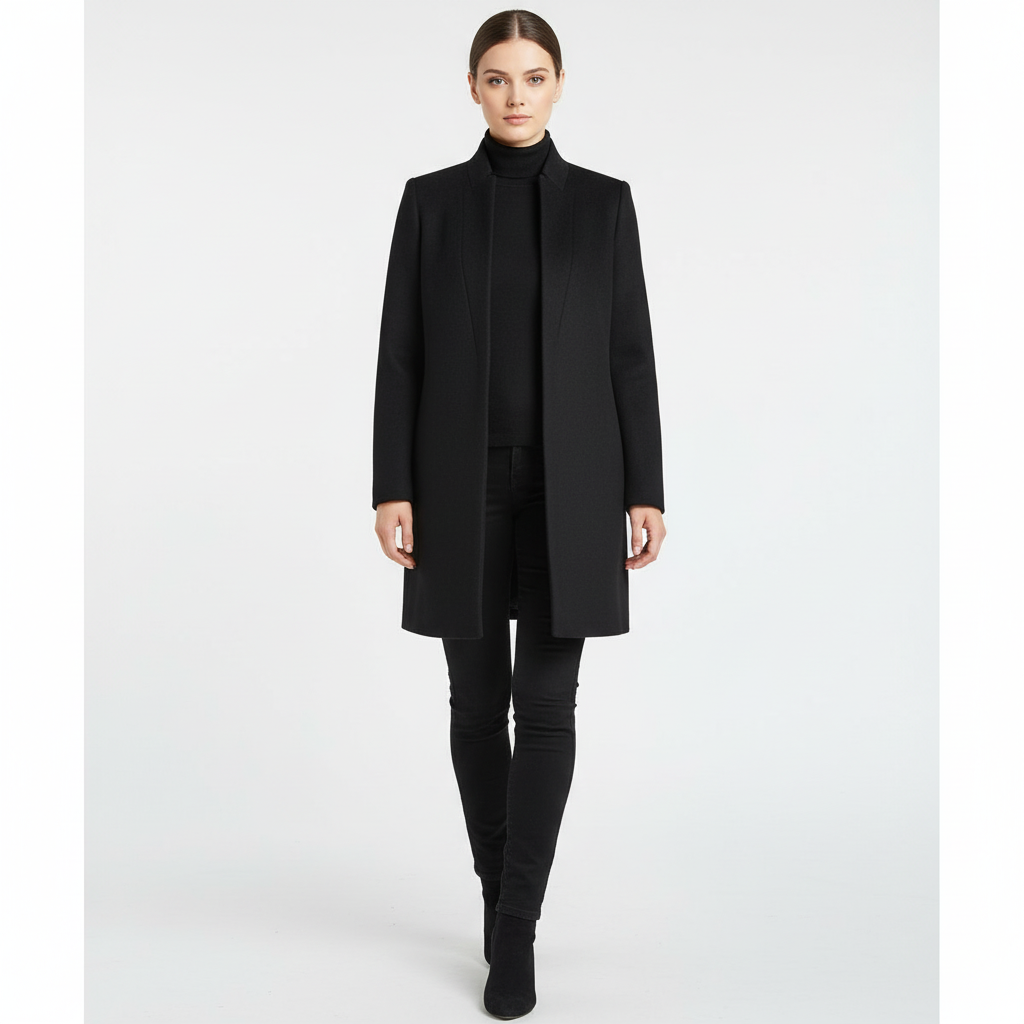 Stehkragen Mantel -  Valentina