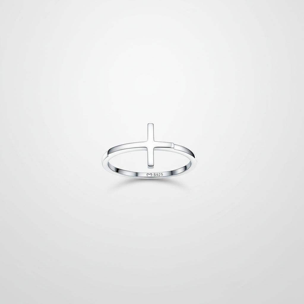 Sterlingsilber Ring - CrossRing