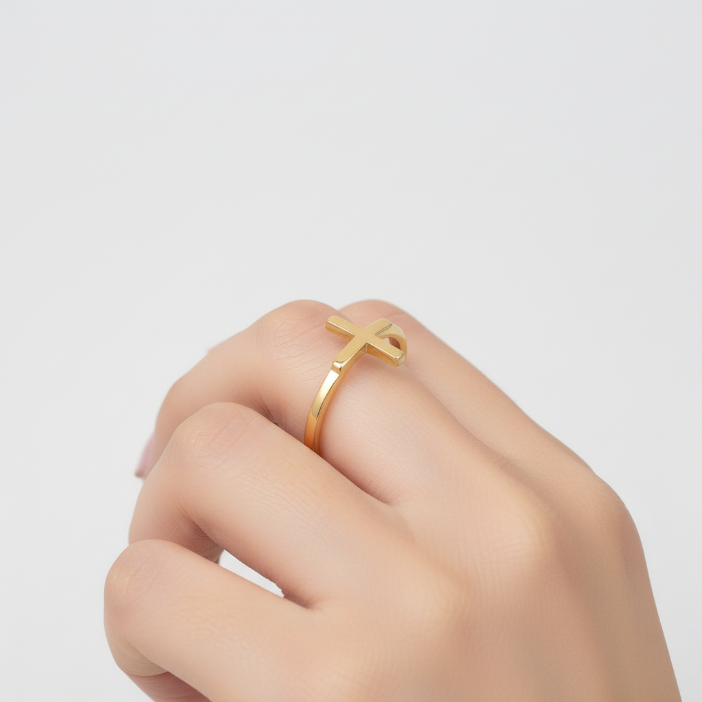 Sterlingsilber Ring - CrossRing