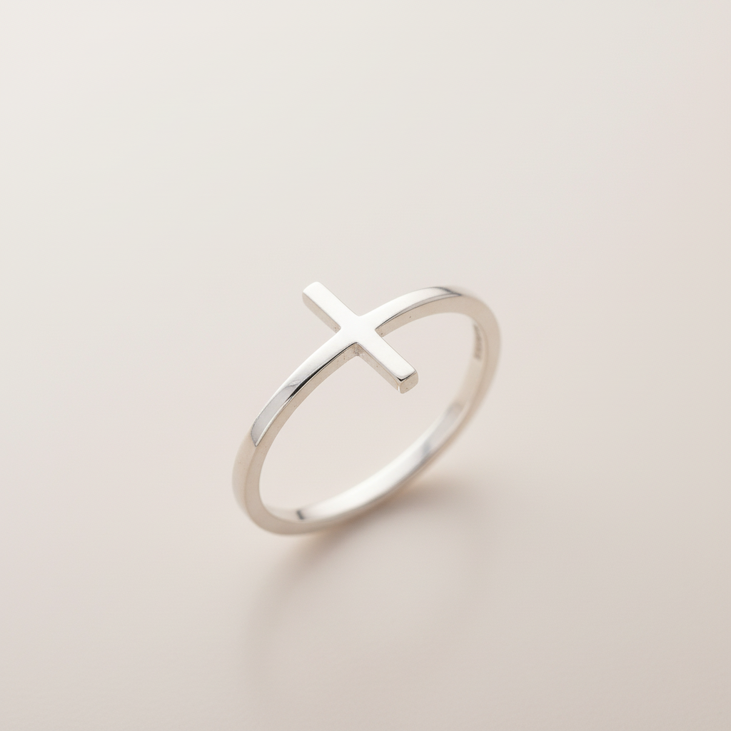 Sterlingsilber Ring - CrossRing
