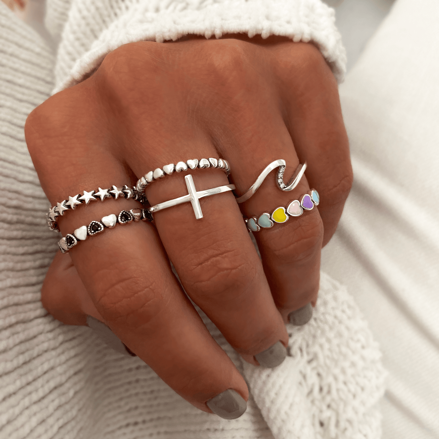 Sterlingsilber Ring - CrossRing