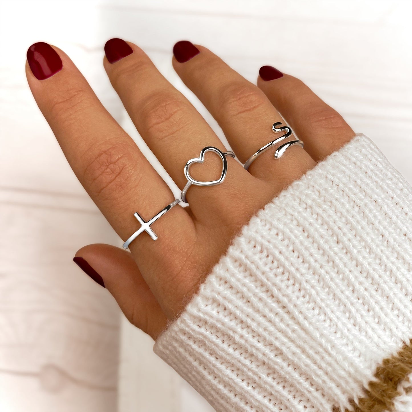 Sterlingsilber Ring - CrossRing