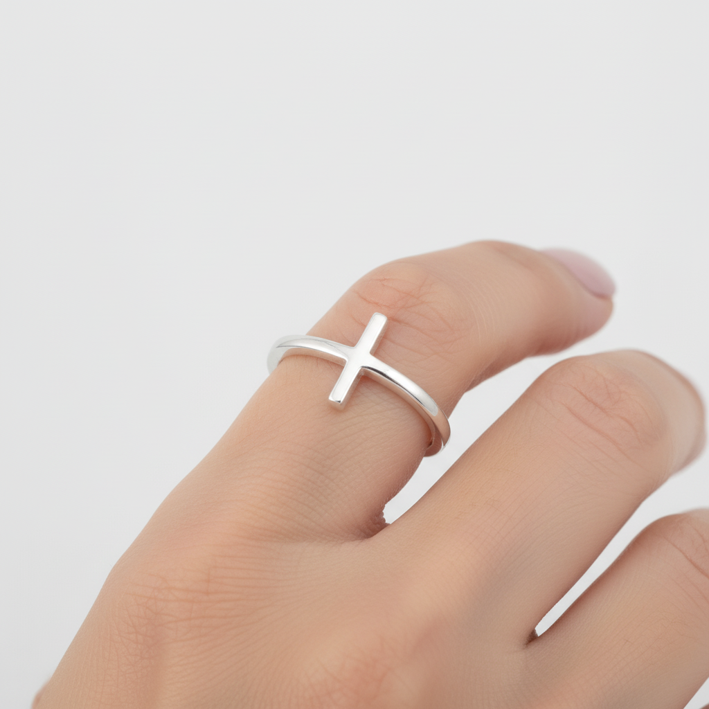 Sterlingsilber Ring - CrossRing