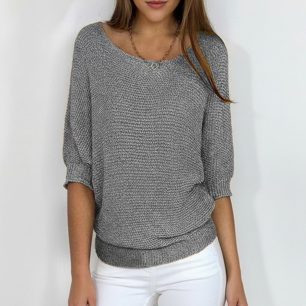 Strickpullover Mit Fledermausärmeln - Gabriele