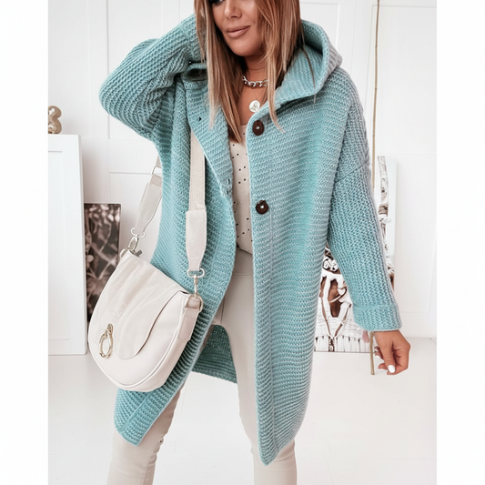 Strickweste Mit Kapuze - Isabella