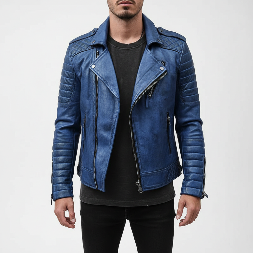 Stylishe Bikerjacke - Roman