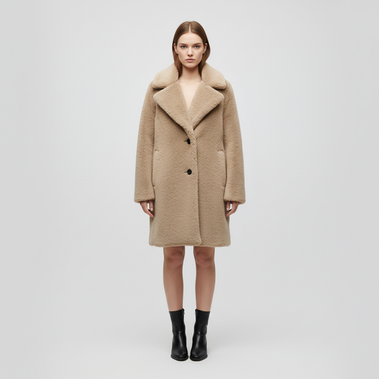 Teddy-Mantel Für Damen -  Rita