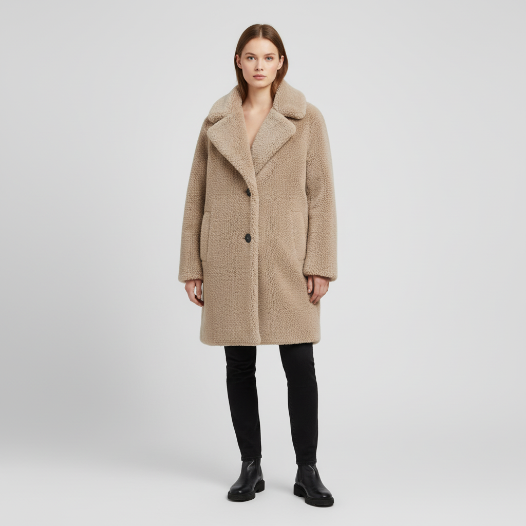 Teddy-Mantel Für Damen -  Rita