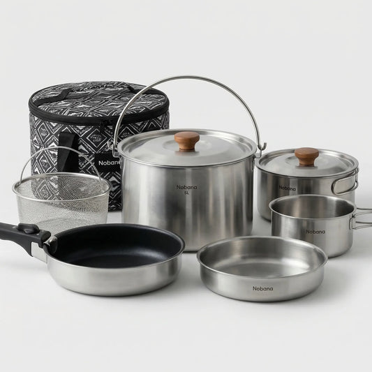 Tragbares Und Mehrteiliges Outdoor-Kochset - Outvenco