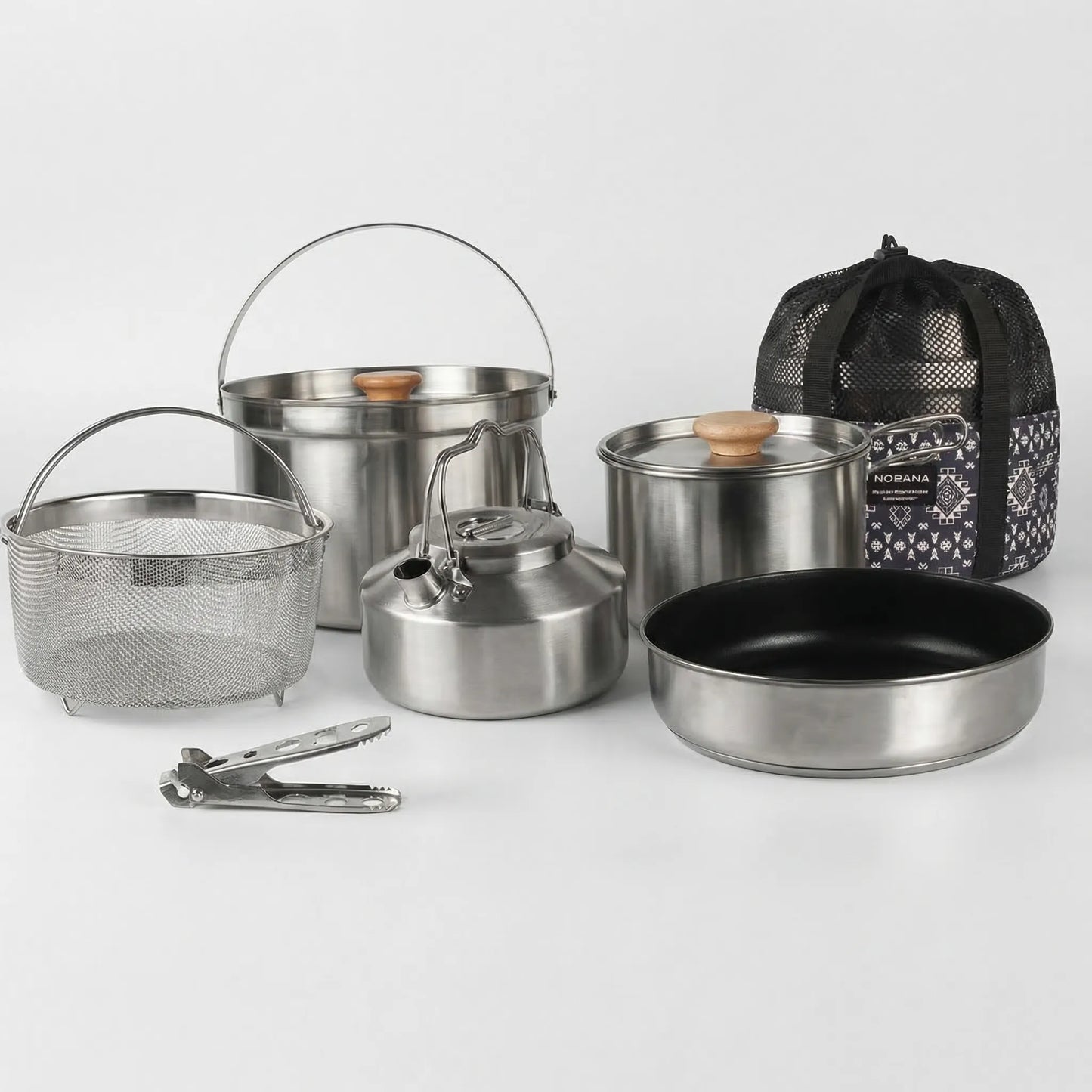 Tragbares Und Mehrteiliges Outdoor-Kochset - Outvenco