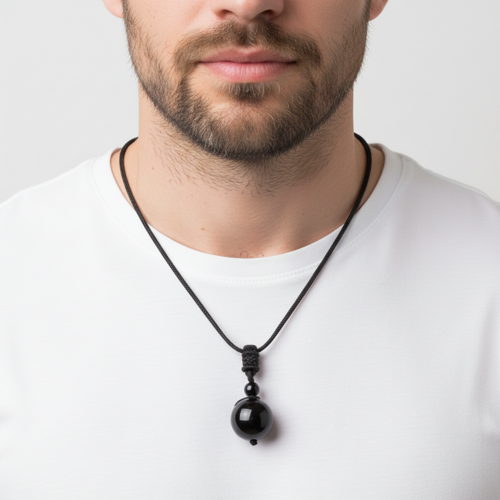 Unisex-Halskette Aus Leder - ArrowCharm