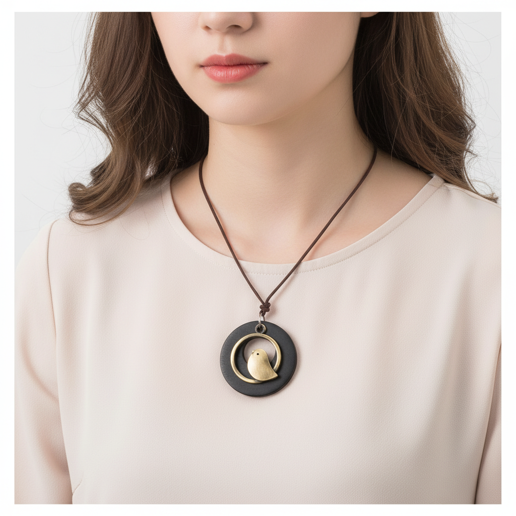 Unisex-Halskette Aus Leder - ArrowCharm