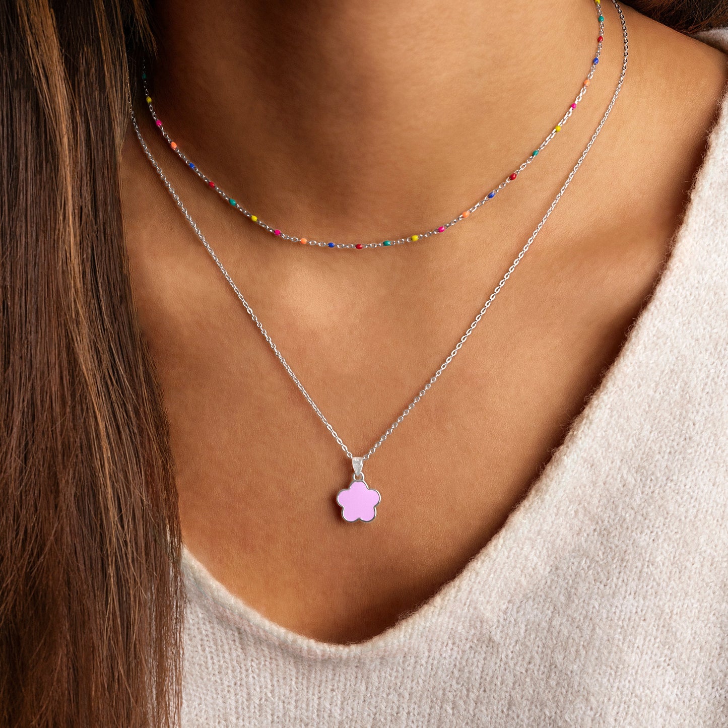 Verspielte Perlenkette - RainbowChain