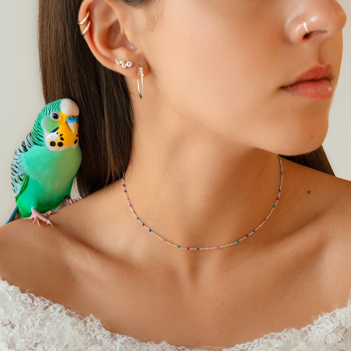 Verspielte Perlenkette - RainbowChain