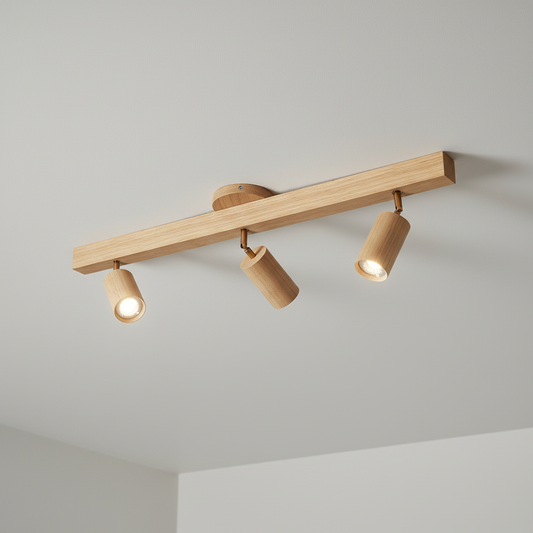 Verstellbare Spotleuchte Holz - Ecobeam