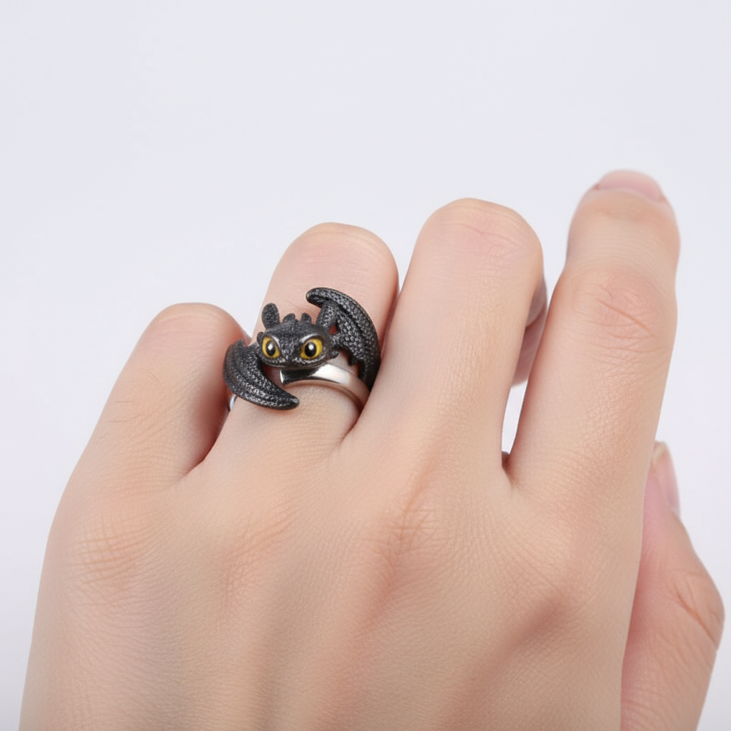 Verstellbarer Paar Ring - DragonHeart