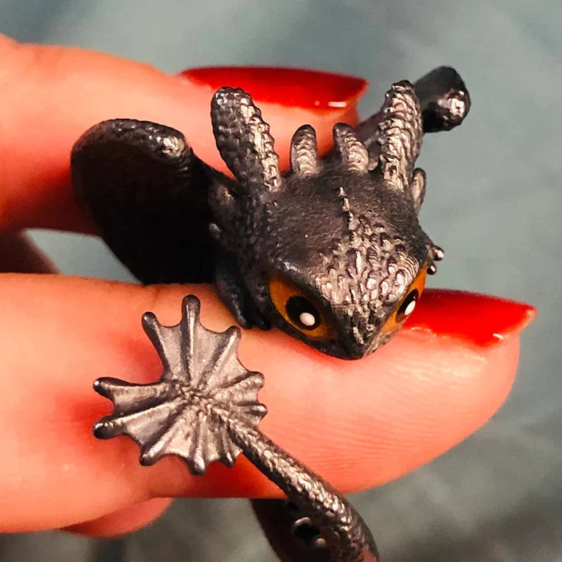Verstellbarer Paar Ring - DragonHeart