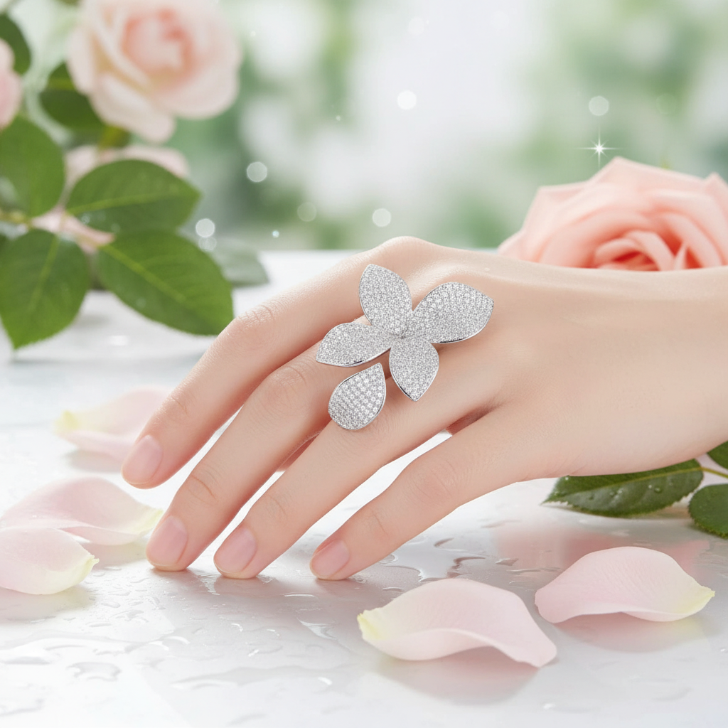Verstellbarer Ring - PetalMagic