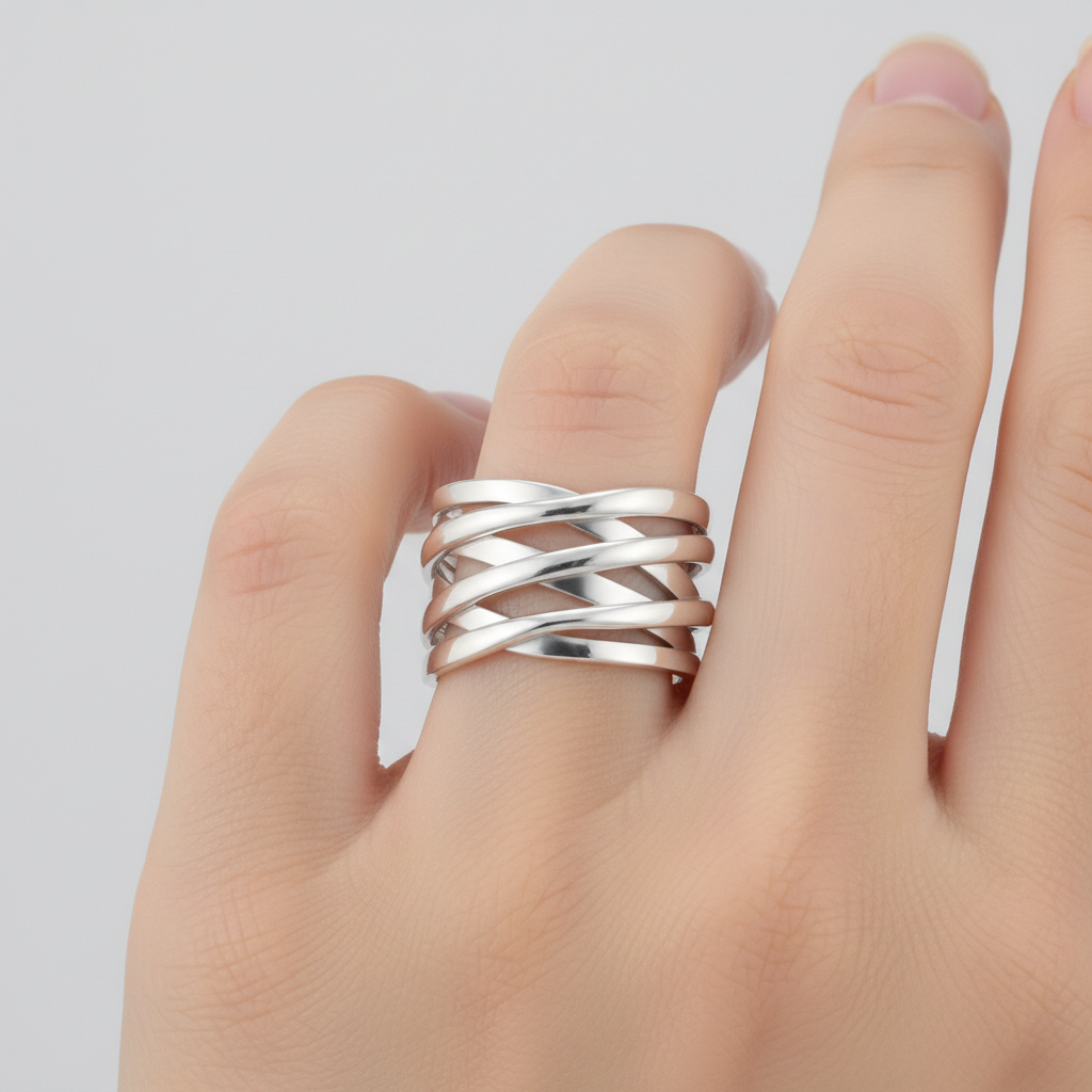 Verstellbarer Silberschmuck - BranchGlow