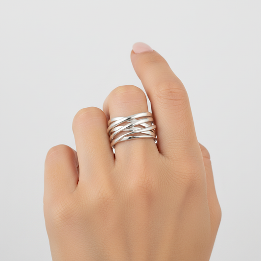 Verstellbarer Silberschmuck - BranchGlow