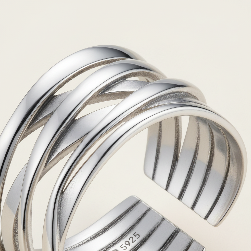 Verstellbarer Silberschmuck - BranchGlow