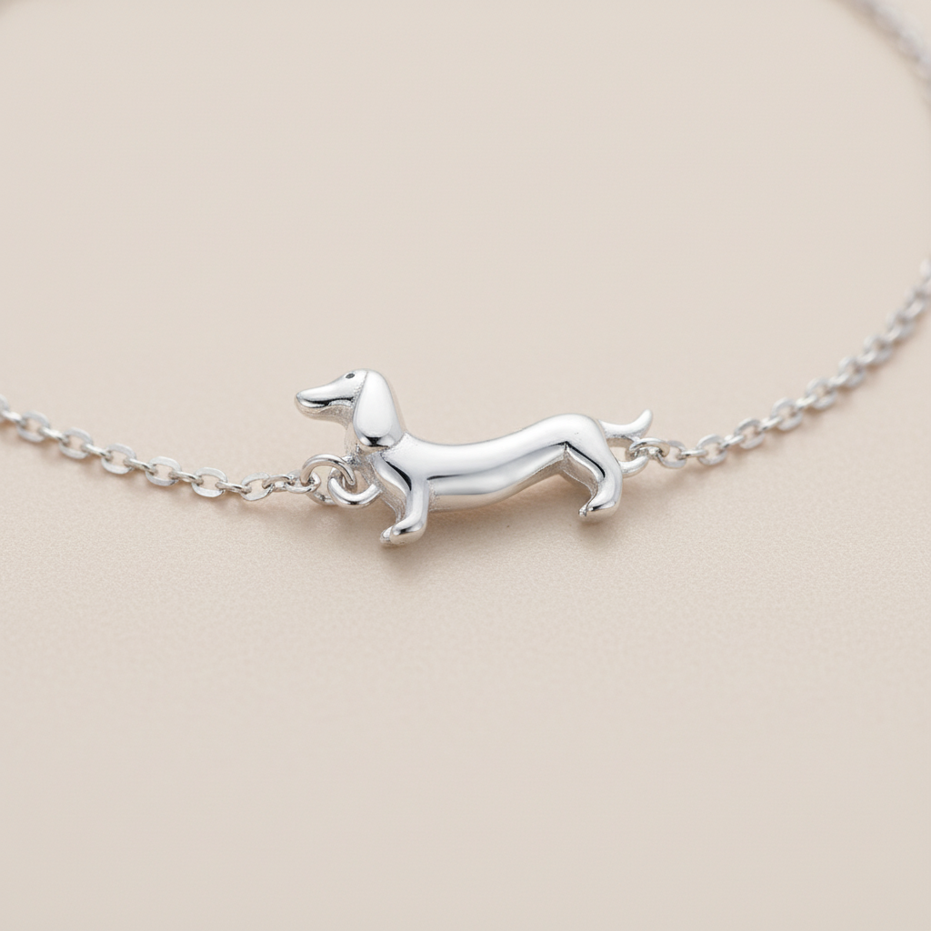 Verstellbares Armband - DachshundCharm