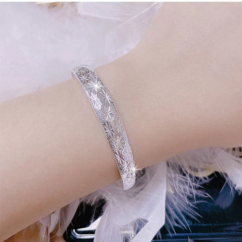 Verstellbares Silberarmband - ShimmerBangle