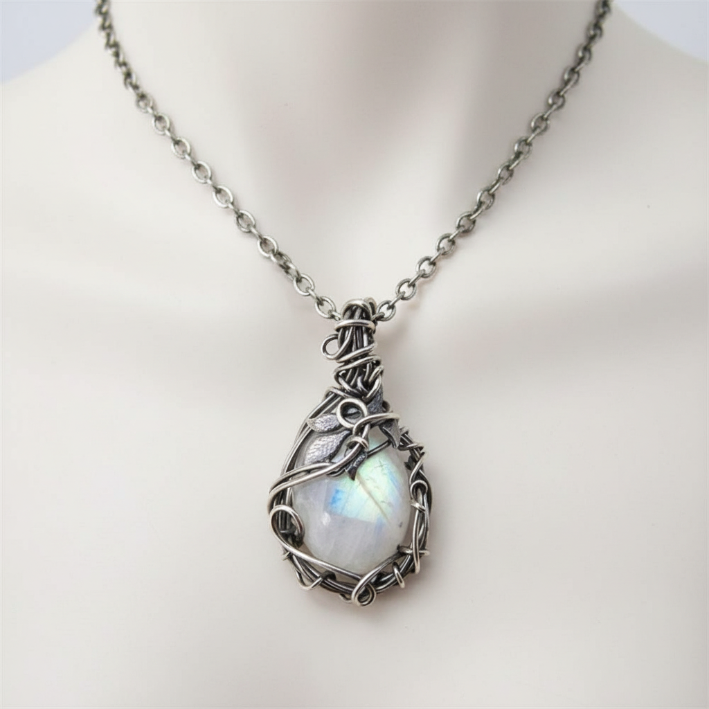 Vintage-Inspirierte Halskette - Glowstone