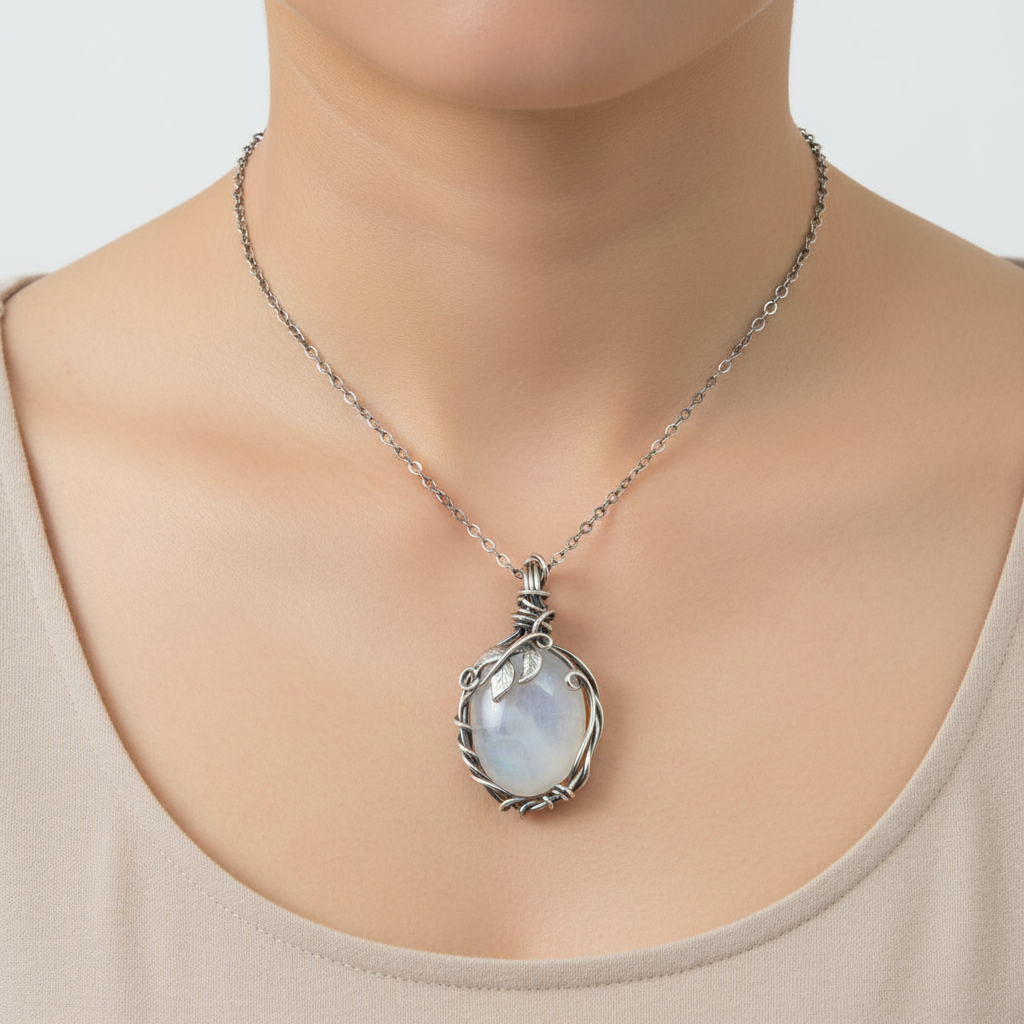 Vintage-Inspirierte Halskette - Glowstone