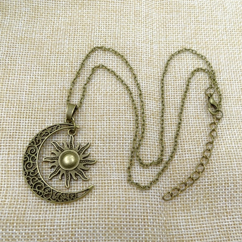 Vintage Halskette - SunMoon