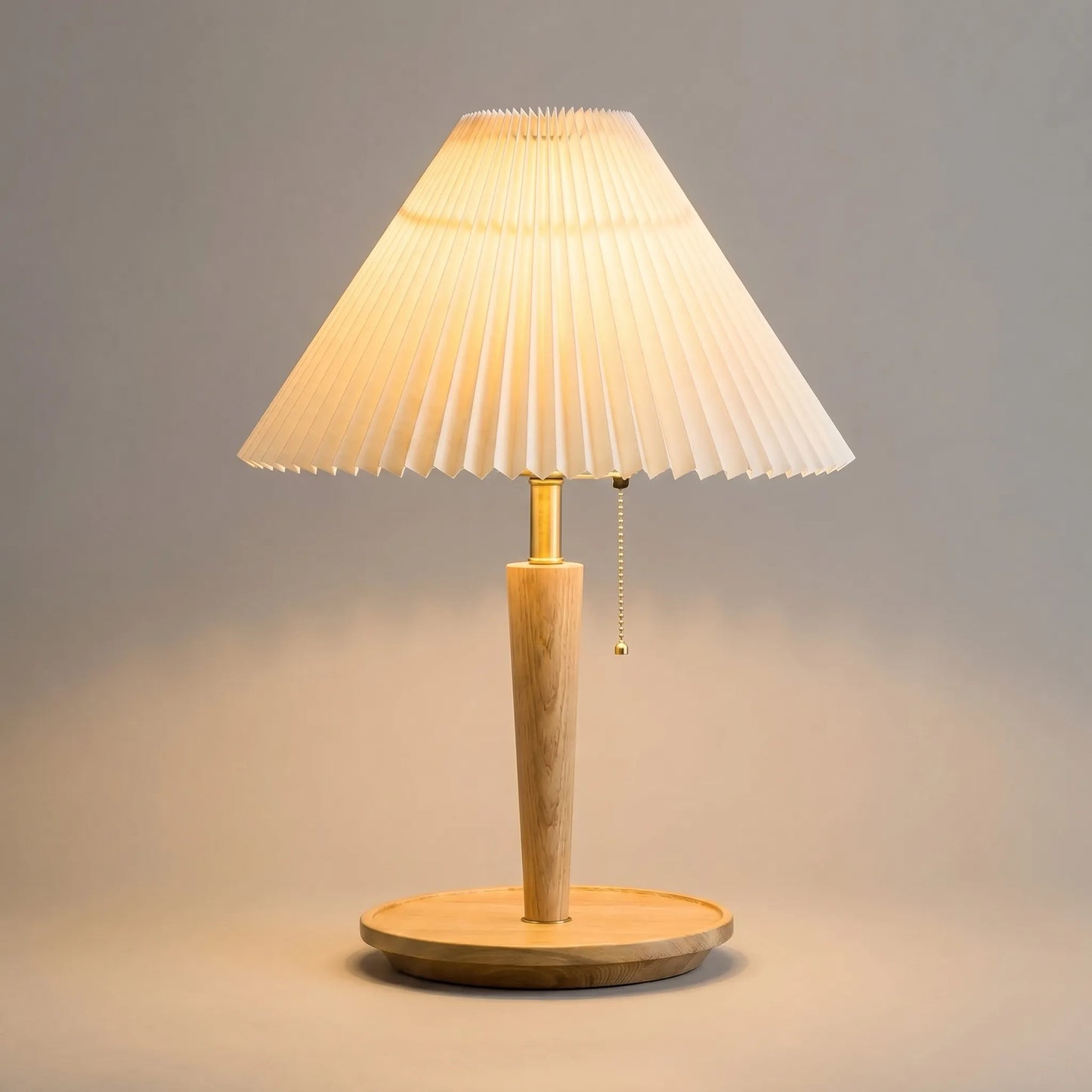 Vintage Style Pleated Table Lamp - Luminera