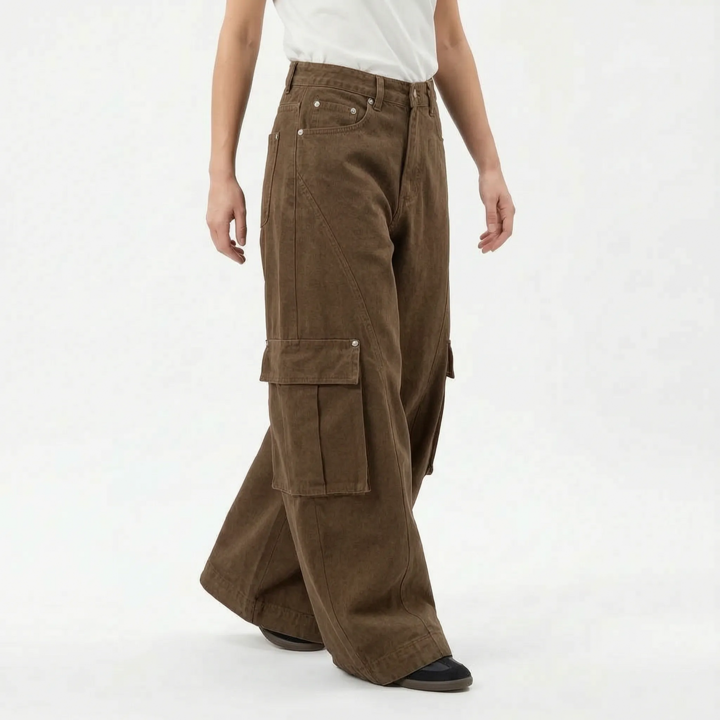 Weit Geschnittene Baggy Jeans Damen - Faye