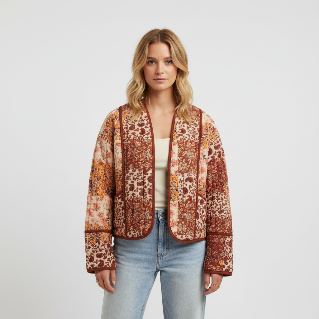 Wendbare Patchwork-Jacke - Theresa