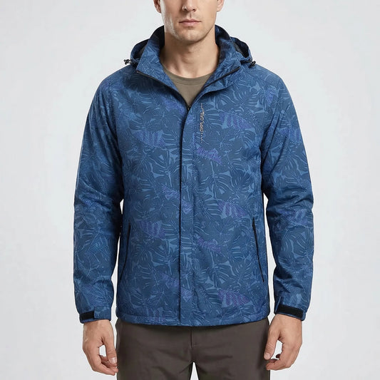 Windbreaker Mit Durchgehendem Reißverschluss Und Kapuze - Stormvel