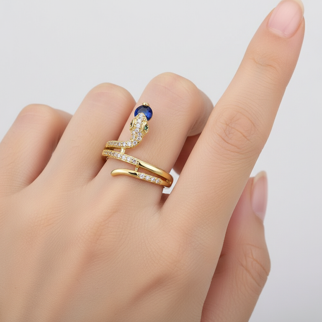 Zirkon Besetzter Ring - SerpentStyle