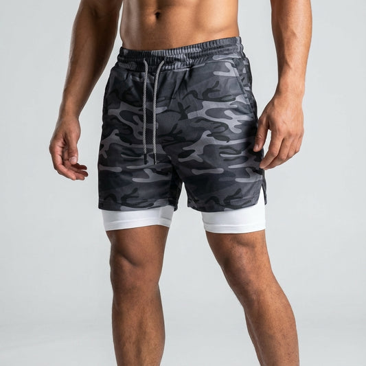 Zweilagige Trainingsshorts Mit Kompression - Rodney