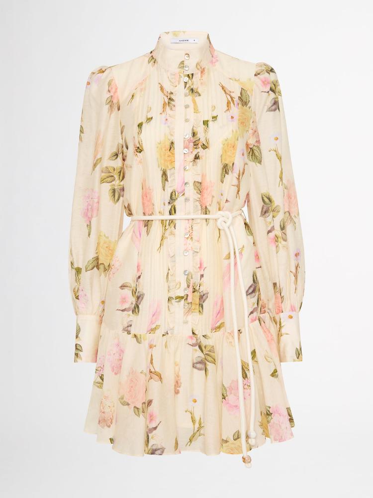 Mini-Hemdkleid mit Spitzenbesatz – Sylvie