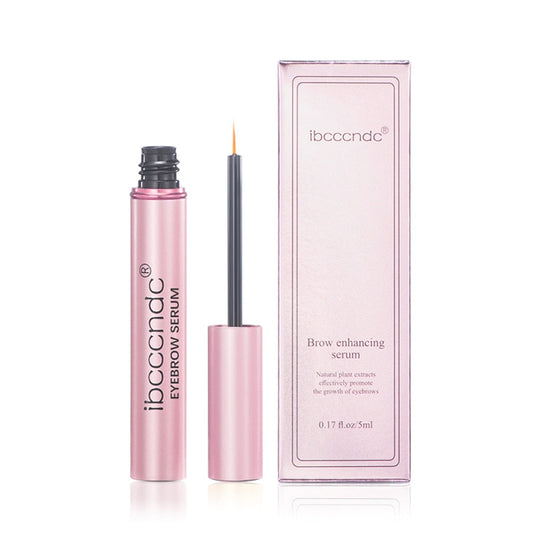 Rosa Augenbrauenserum, ibcccndc, 5ml, wachstumsfördernd, pflanzliche Extrakte, Verpackung.