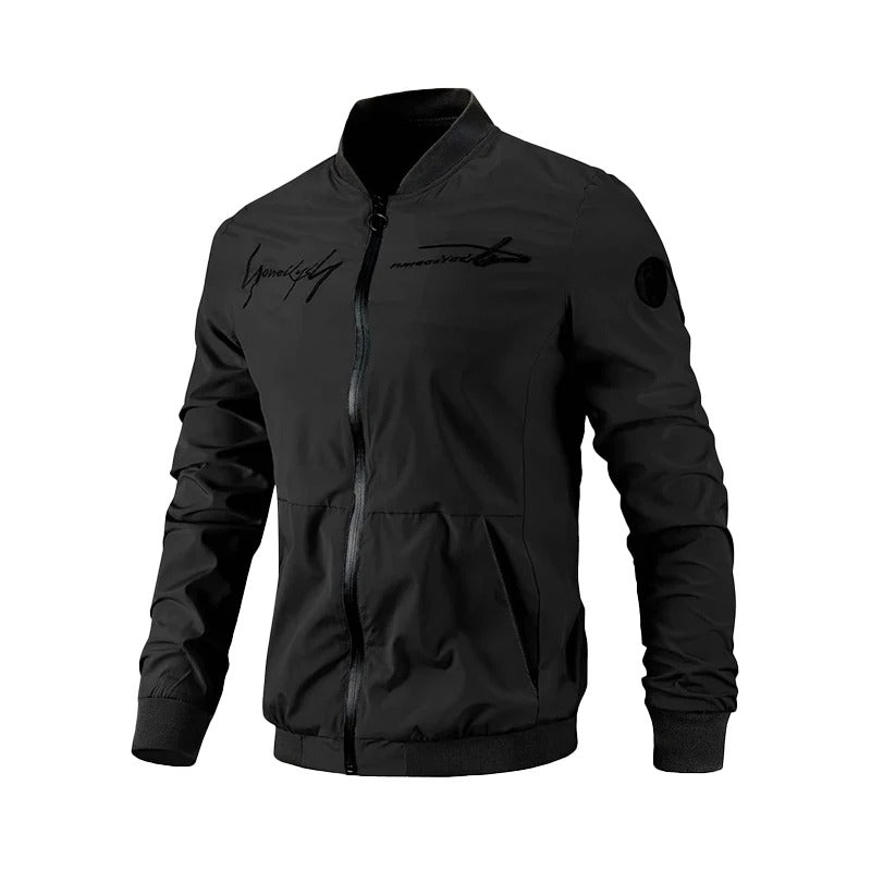 Bestickte Herren Bomberjacke für Übergangszeit – Leon
