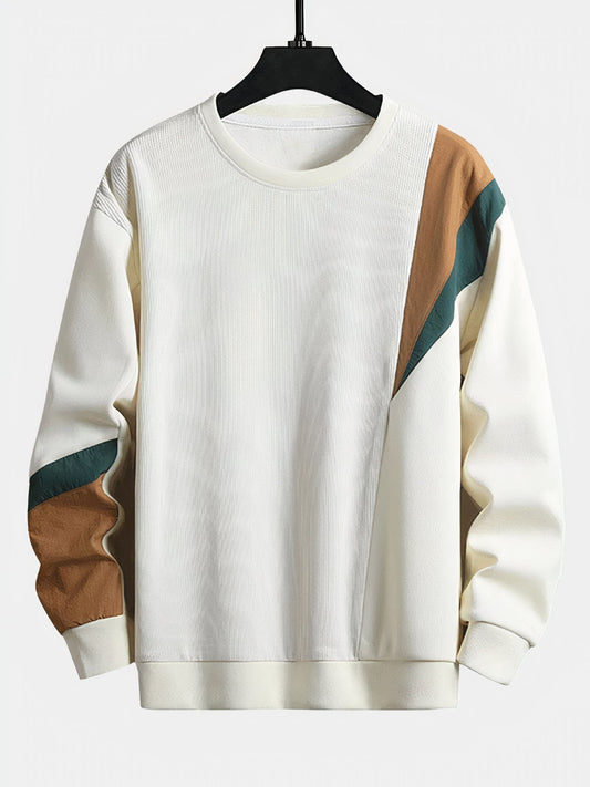 Herrenpullover mit Colour-Block-Design – Ruben