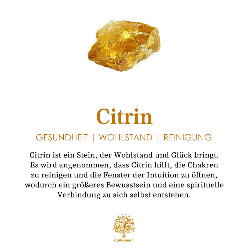 Citrin Edelstein, gelb, für Gesundheit, Wohlstand, Reinigung, spirituelle Verbindung.