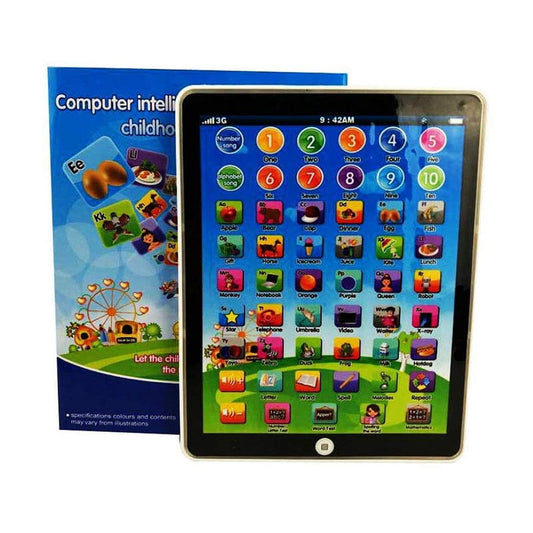 Interaktives Lern-Tablet für Kleinkinder mit Ton, Farben & Quiz-Funktion – 7,5 Zoll