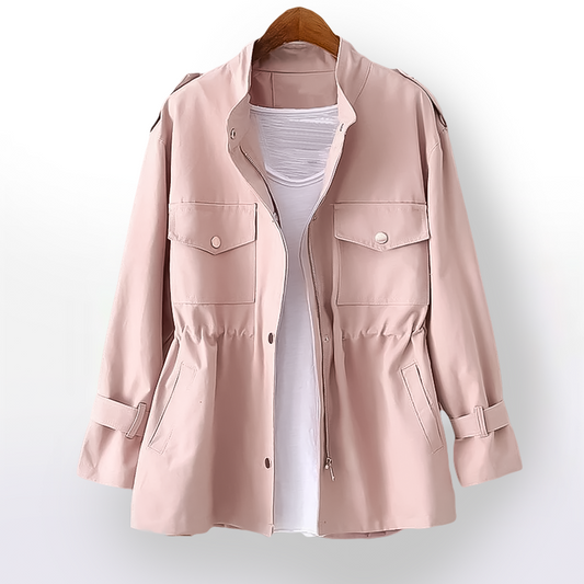 Kurzer Damen-Trenchcoat – Clarisse