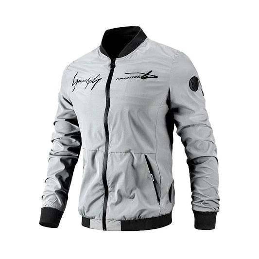 Bestickte Herren Bomberjacke für Übergangszeit – Leon