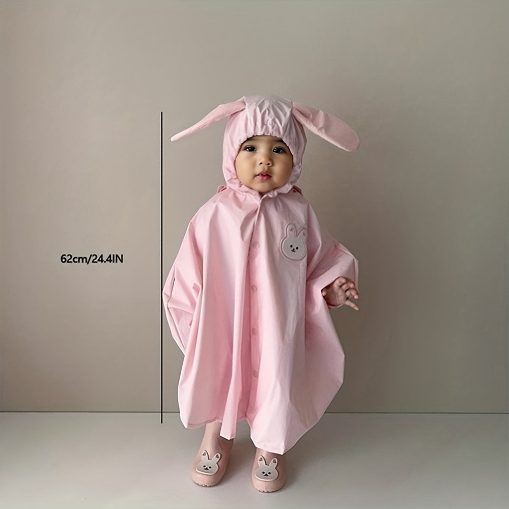 Kinder Regenjacke mit Bären- oder Hasenmotiv – Wasserdicht & Leicht für den Herbstzauber