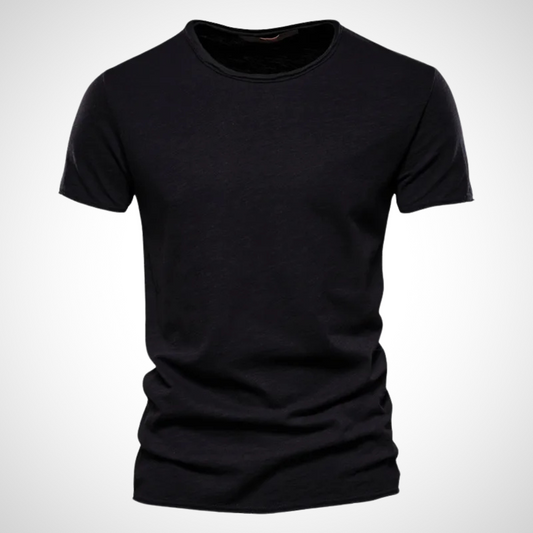 Klassisches Atmungsaktives Baumwollshirt für Herren – Marco